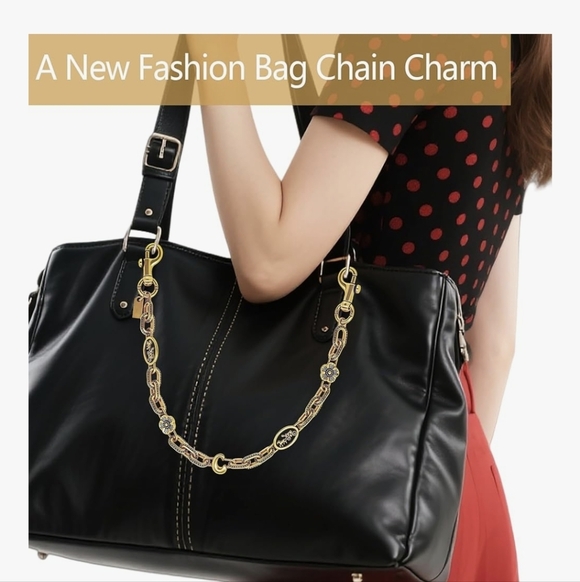 Gold Floral Chain Strap - Picture 3 of 5